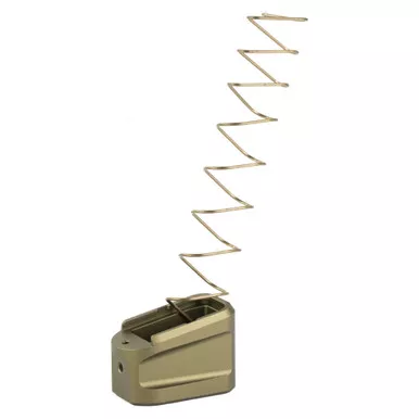 Strike Industries Mag Extension, Extended Aluminum Mag Plate, Flat Dark Earth, Fits Glock 19