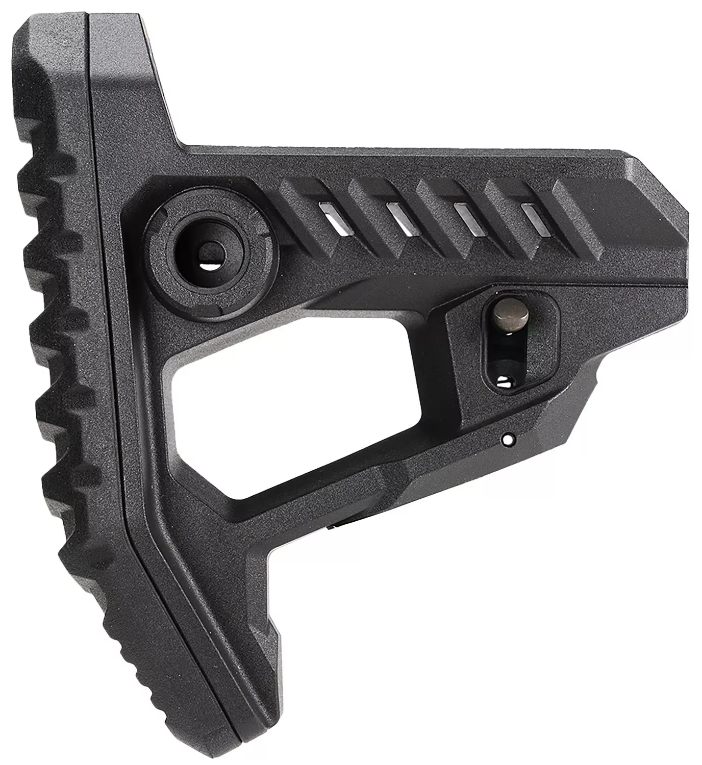 Strike Industries STRIKEPOLYPITBK Pit Stock Black Polymer 3.87″ OAL