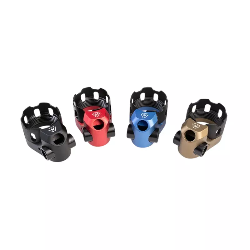 Strike Industries TRIBUS Enhanced Castle Nut & Extended End Plate (Version 2) – Black