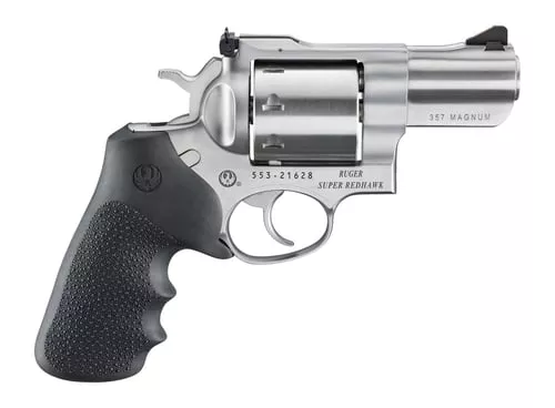 SUPER REDHAWK 357MAG 2.5" | 5529 RUBBER GRIPS/STAINLESS