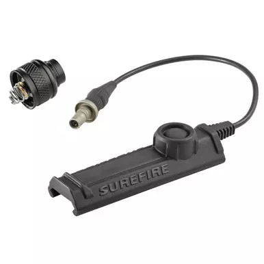 Surefire Replacement Rear Cap Assembly | Fits M6XX Scoutlight Series | Includes SR07 Rail Mount Tape Switch | Black Finish | UE-SR07-BK