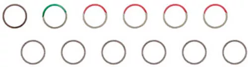Surefire SOCOM Shim Kit | 5/8X24 | Stainless Steel | Includes 12 Shims With Different Thicknesses | Z-71657