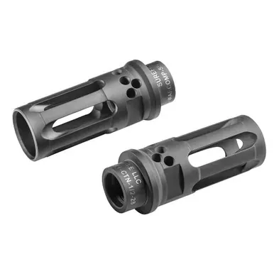 Surefire WARCOMP | Flash Hider/Suppressor Adapter | Flash Hider | 1/2 x 28 RH | Black | AR Rifles | 5.56MM | WARCOMP-556-CTN-1/2-28