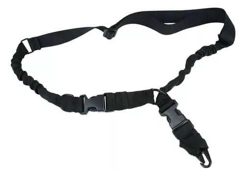 TacFire SL003B 2 To 1 Point Sling Black Nylon 30″-40″ OAL Adjustable Double Bungee Rifle