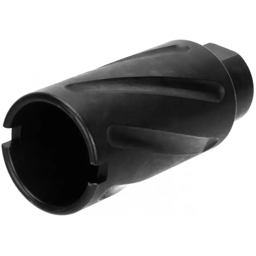 TacFire Spiral Fluted Muzzle Brake .223/5.56 1/2”X28” Thread W/Crush