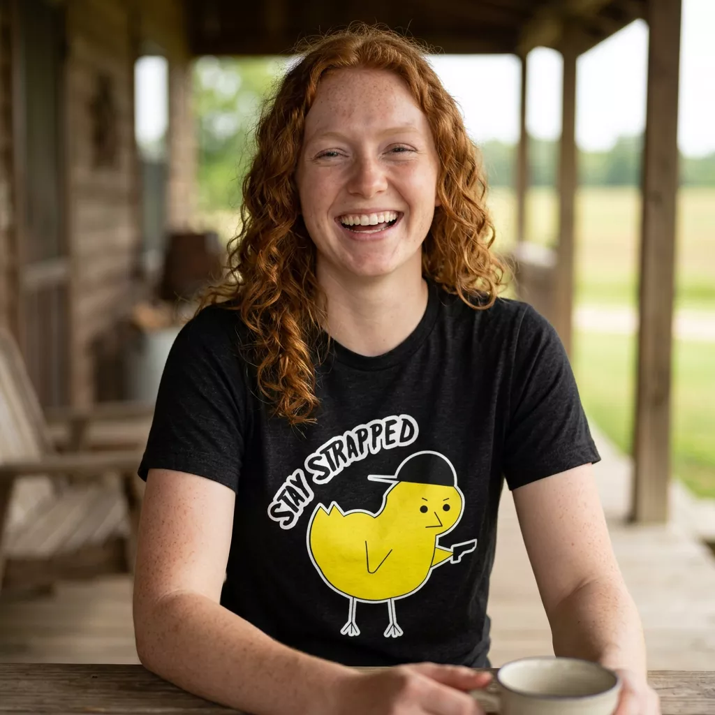 Tactical Penguin Stay Strapped Tee