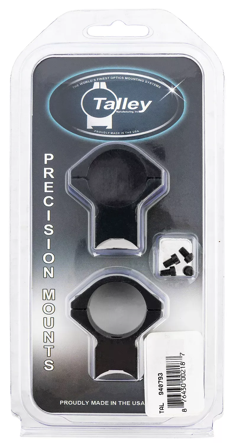 Talley 940793 Scope Mount/Ring Combo Black Anodized Aluminum 1″ Tube Savage 93R/B.MAG/Mark II Medium Rings 0 MOA