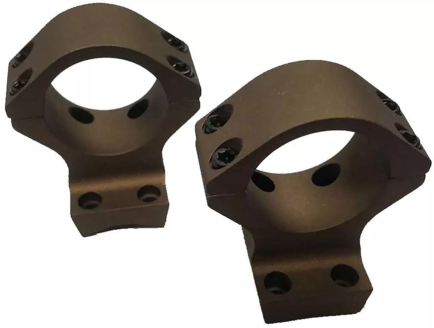 Talley HC950735 Scope Mount/Ring ComboBurnt Bronze Aluminum 1″ Tube X-Bolt High Rings Short/Long Action 0 MOA