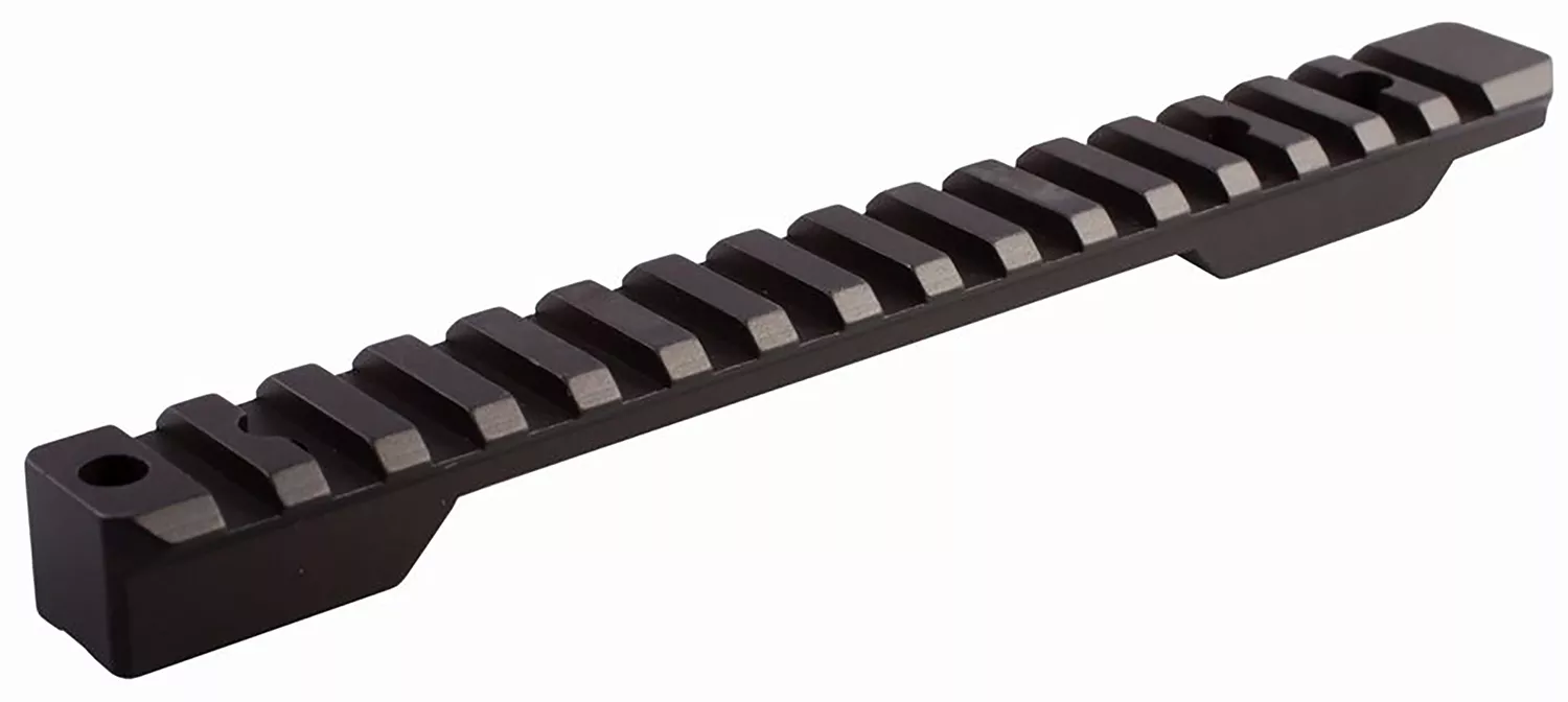 Talley PS0252153 CVA Cascade Picatinny RailBlack Anodized Short Action 0 MOA