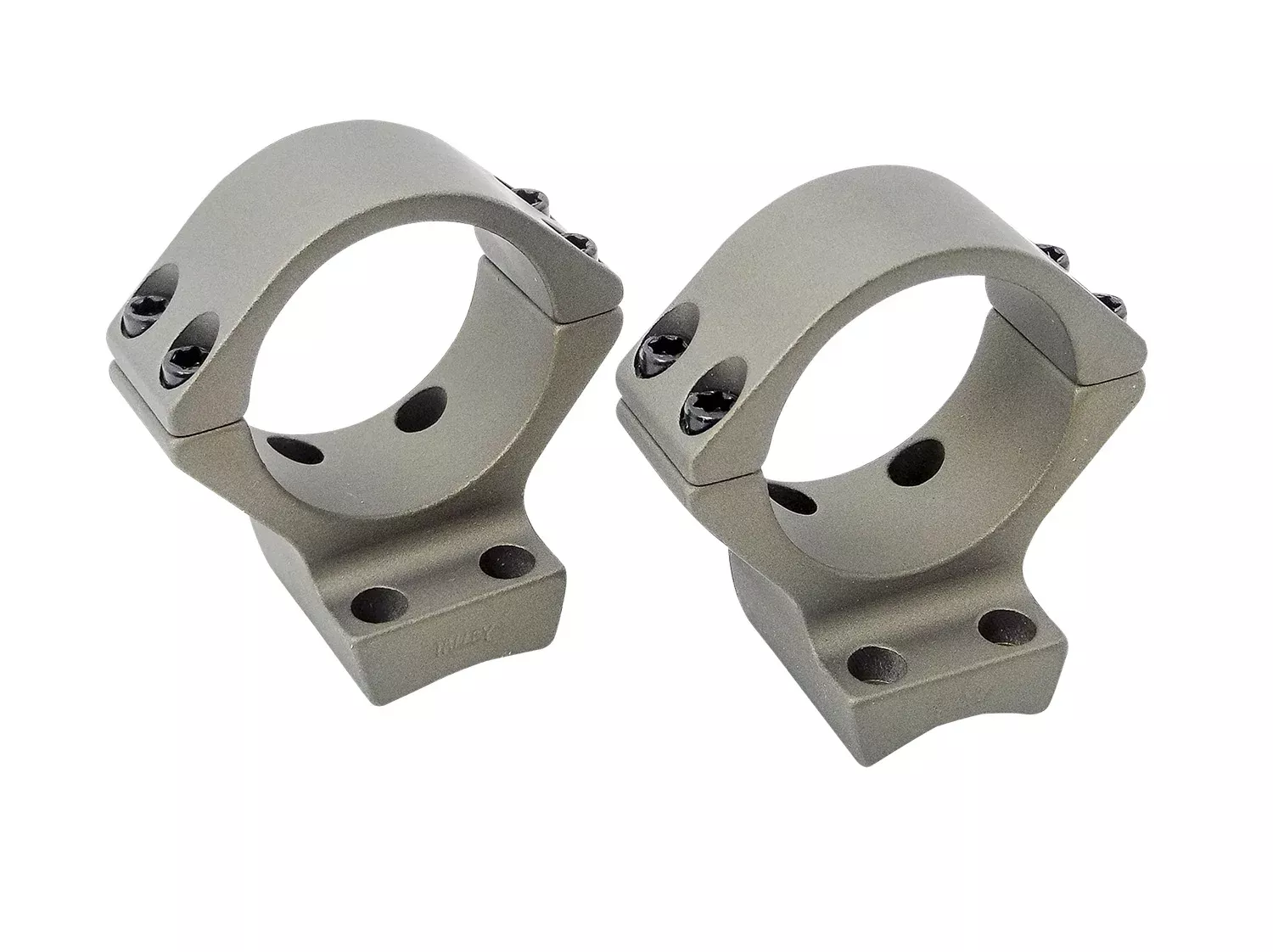 Talley SB930735 Scope Mount/Ring ComboSmoked Bronze Cerakote 1" Tube Fits X-Bolt Low Rings