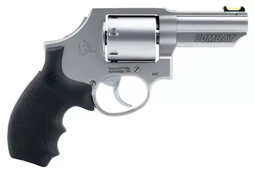 TAURUS 66C 357MAG 3" 7RD BK/SS HOGUE