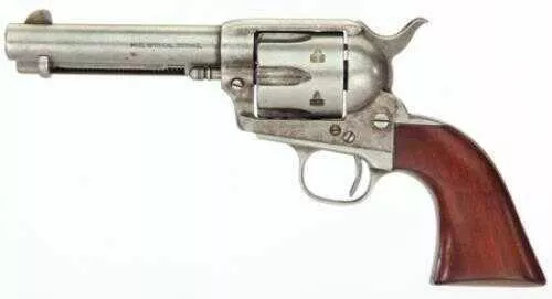 Taylor Uberti 1873 Catleman Revolver 357 Mag 5.5" Barrel With Antique Finish And Aged Walnut Grops