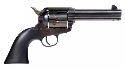 Taylors & Company 555161 Devil Anse45 Colt (LC) Caliber with 4.75″ Blued Finish Barrel, 6rd Capacity Blued Finish Cylinder, Color Case Hardened Finish Steel Frame & Matte Black Wood Grip