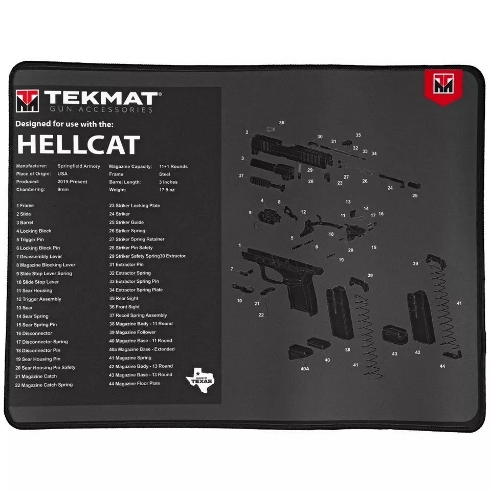 TEKMAT Ultra Pistol Mat for Hellcat