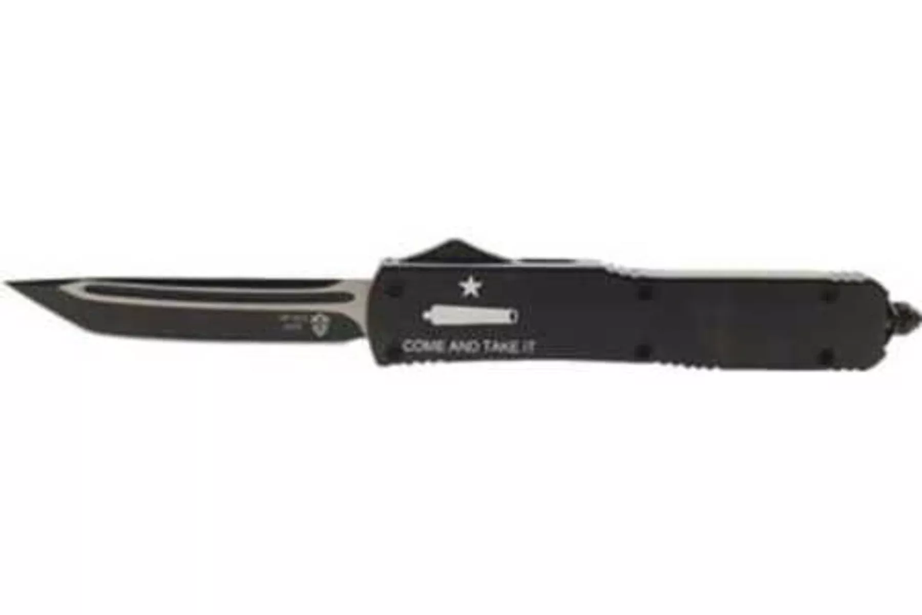 TEMPLAR Knife Slim OTF Come And Take It AR 3.5" Black Dp