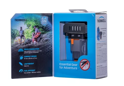 Thermacell MRBPR BackpackerGray Effective 15 ft Odorless Scent Repels Mosquito 4 oz Effective Up to 90 Hours