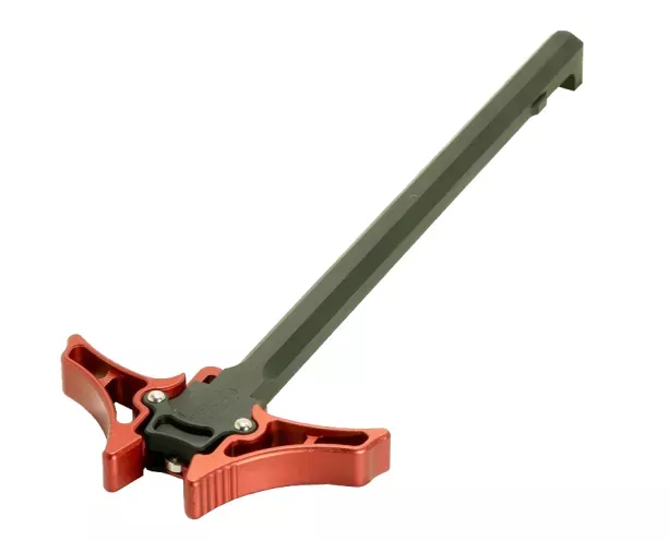 Timber Creek AR10 Enforcer Ambidextrous Charging Handle – Red