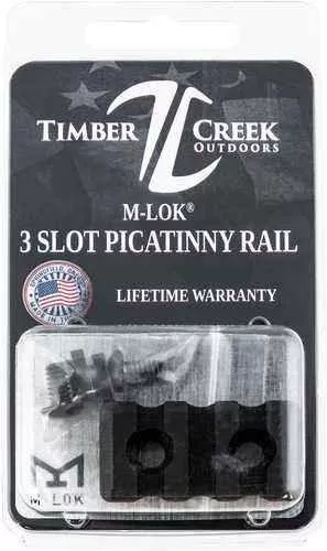 Timber Creek Outdoor M-Lok Picatinny Rail AR-Platform 3-Slot Black Hardcoat AFALSEdized