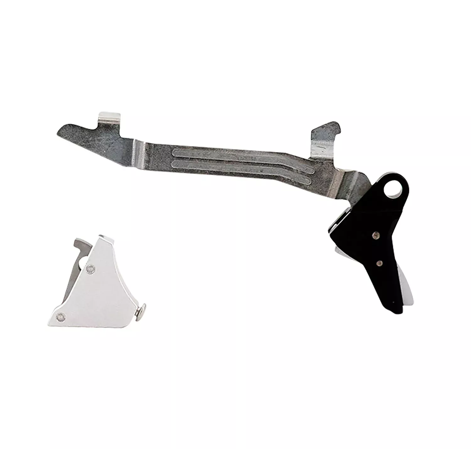 Timney Triggers ALPHAGLOCK5LARGESILVER Alpha Competition 10mm/45 ACP Silver Fits Glock 20/20MOS/21/21MOS/29/30 Gen 5 Large Frame