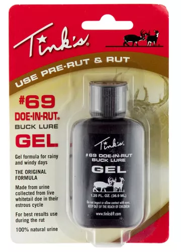 Tinks W6302 #69 Doe-In-Rut Deer Attractant Doe In Estrus Scent Gel 1.25 oz Squeeze Bottle