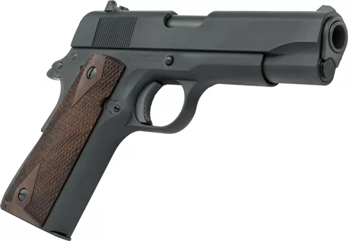 TISAS 1911 TANK COMMANDR 9MM – 4.25″ BBL WOOD GRIP 9RD BLACK