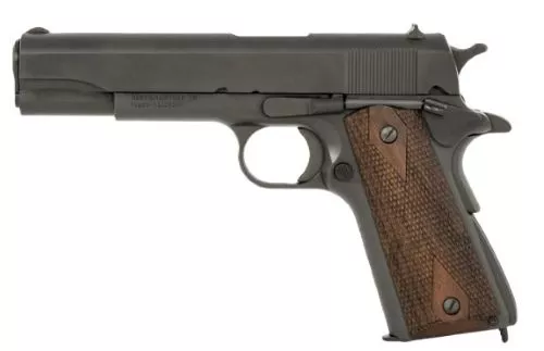 TISAS 1911A1 US ARMY 9MM – 5″ BBL 7RD WOOD GRIP/BLACK