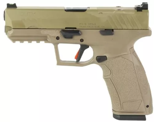 TISAS PX-9DFDE 9MM PISTOL – 4.1″ BBL 18/20RD ORD FDE