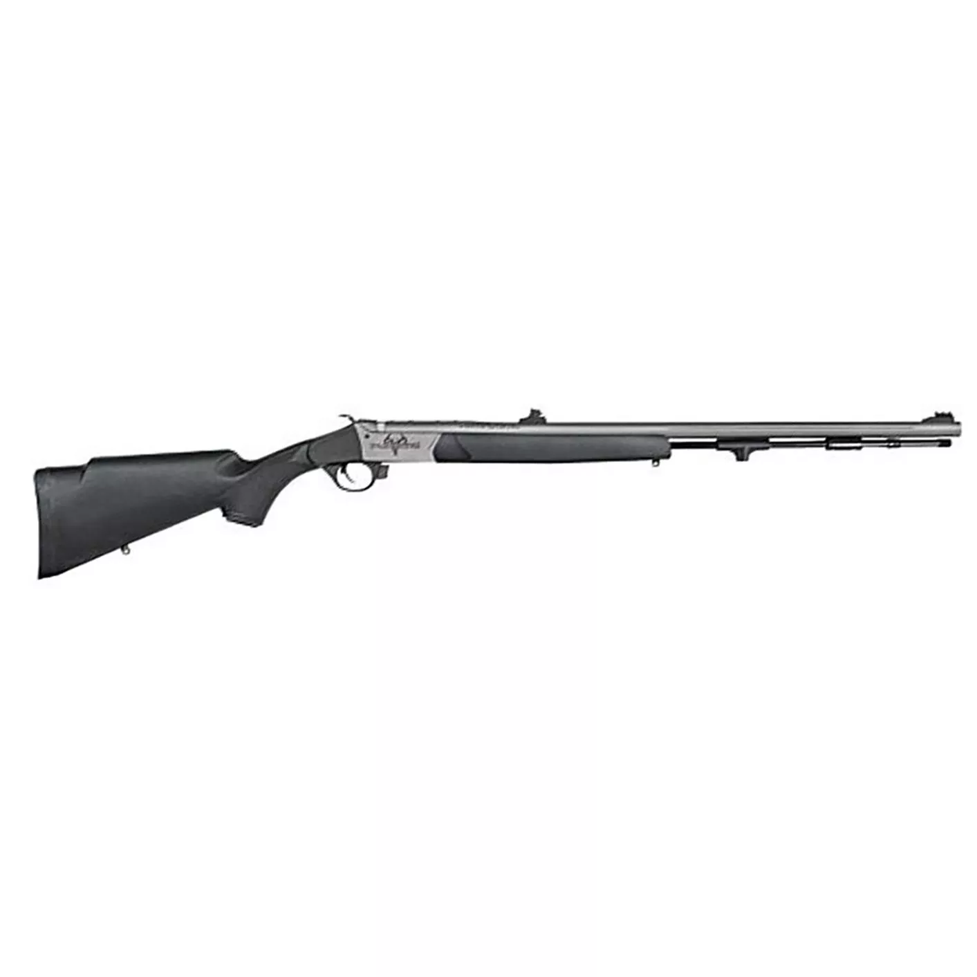 Traditions Buckstalker XT Northwest Magnum Muzzleloader 50 Cal Single Shot 24″ Barrel Black and Steel