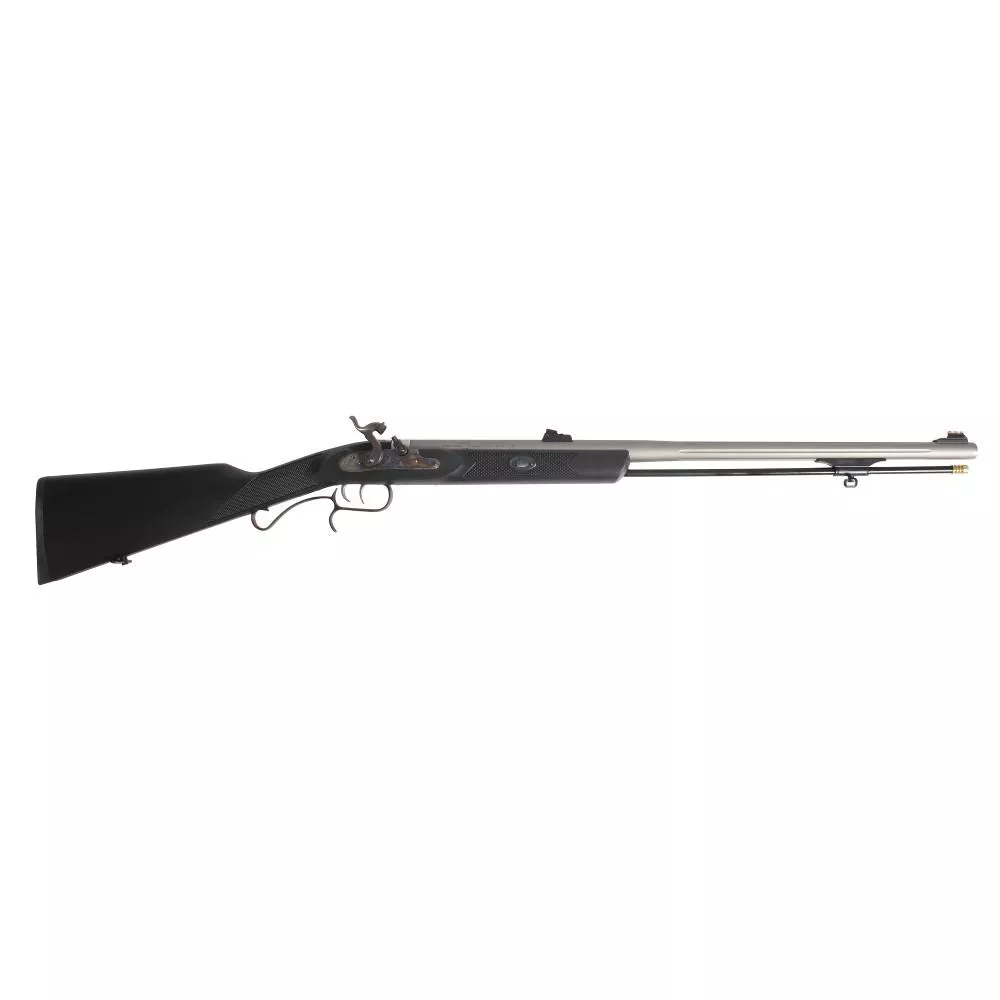 Traditions ShedHorn Sidelock Muzzleloader Rifle .50 Cal 26″ Barrel Black SS Open Sights