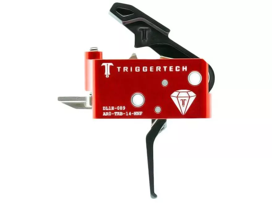 TriggerTech AR Diamond AR-15, AR-10 Two Stage Trigger Flat Black