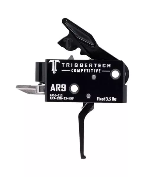 TriggerTech AR9 Competitive 3.5lb 2 Stage Trigger -Flat