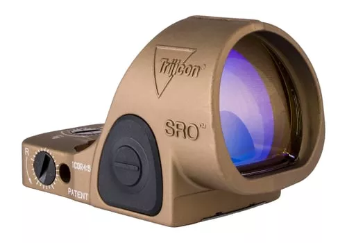 TRJ 2500035 SRO ADJ LED 2.5 MOA GRN DOT COY BRN