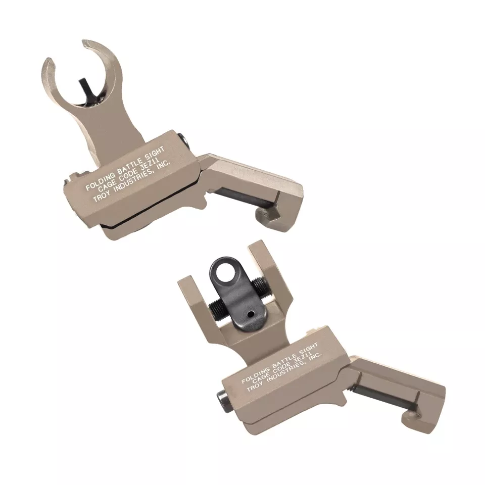 Troy Folding HK Front Offset Sight FDE