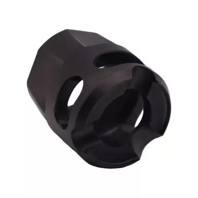 True Precision TPRCSN Y-Micro Comp | Compensator | 9MM | Fits 1/2-28 Threads | Nitride Finish | Black | TP-YMICRO-BL