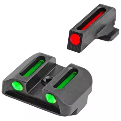 TRUGLO Brite Site Fiber Optic Red Front 3 Dot Sight | Green Rear Sight | Fits Springfield Armory XD | TG-TG131X