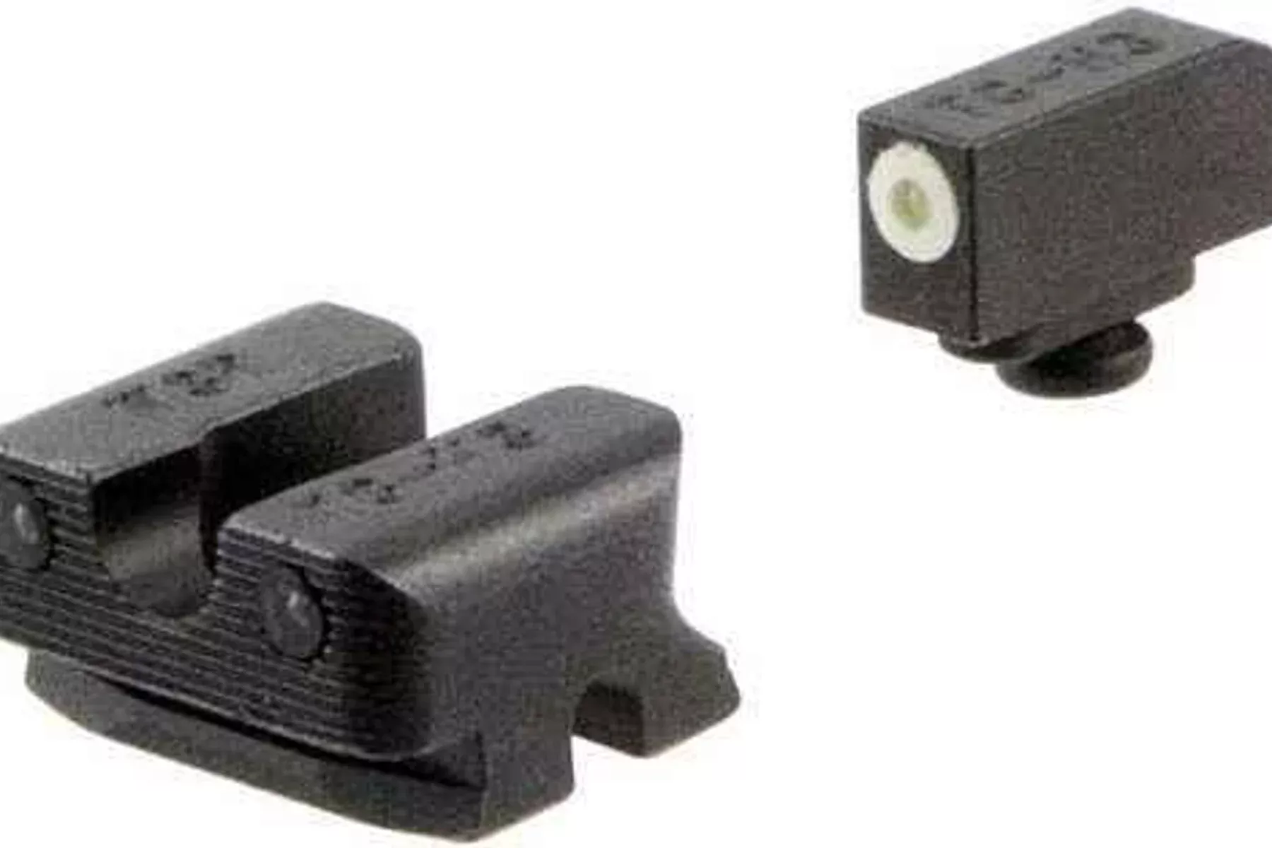 Truglo TG-TG231MP4W Tritium Pro Night Sights Square Green With White Outline Front/U-FALSEtch Rear Nitride Fortress