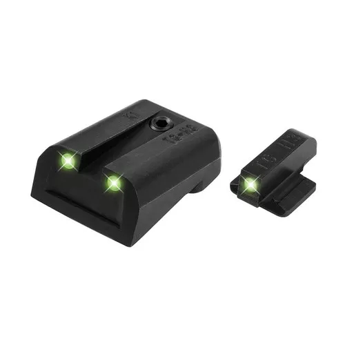 TruGlo TG231K TritiumBlackGreen Tritium Front Sight Green Tritium Rear Sight UPC: 788130120279