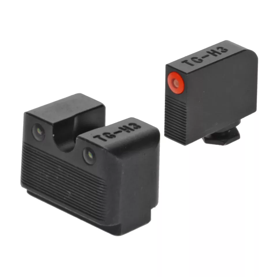 TRUGLO Tritium Pro Night Sights for Glock MOS Low Profile Orange Front