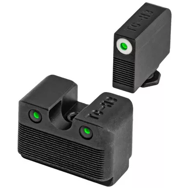 TRUGLO Tritium Pro - Sight, Fits Glock, Green, TRUGLO Tritium Pro Brite Site Day / Night Sight Set Fits Glock Low M.O.S.