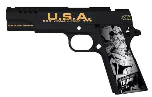 TRUMP FIGHT 1911 45ACP SS 7+1# | 7+1 | CUSTOM TRUMP ENGRAVING