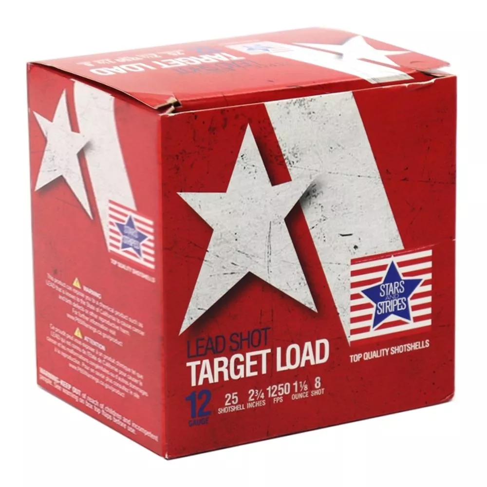 TRZ Trading Target Load Shotshells 12 ga 2-3/4″ 1-1/8 oz 1250 fps #8 25/ct