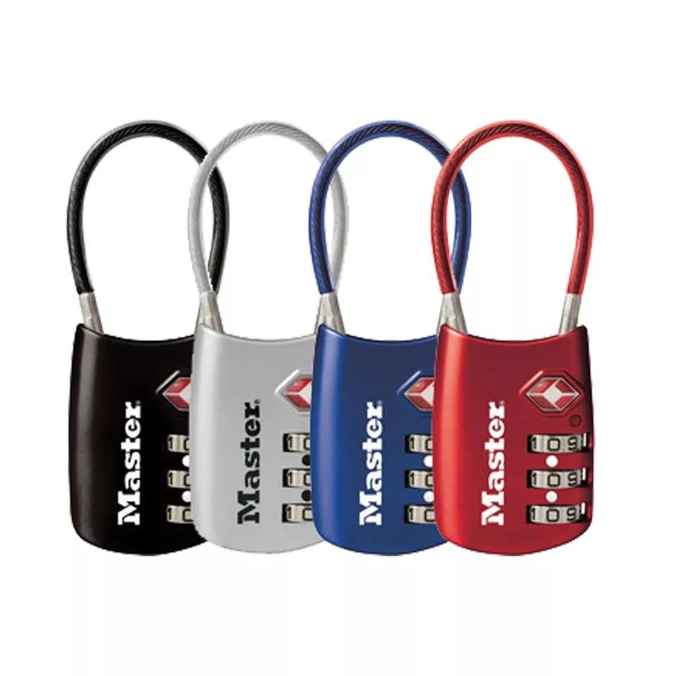 TSA Approved Masterlock Combination Padlock - Single Unit