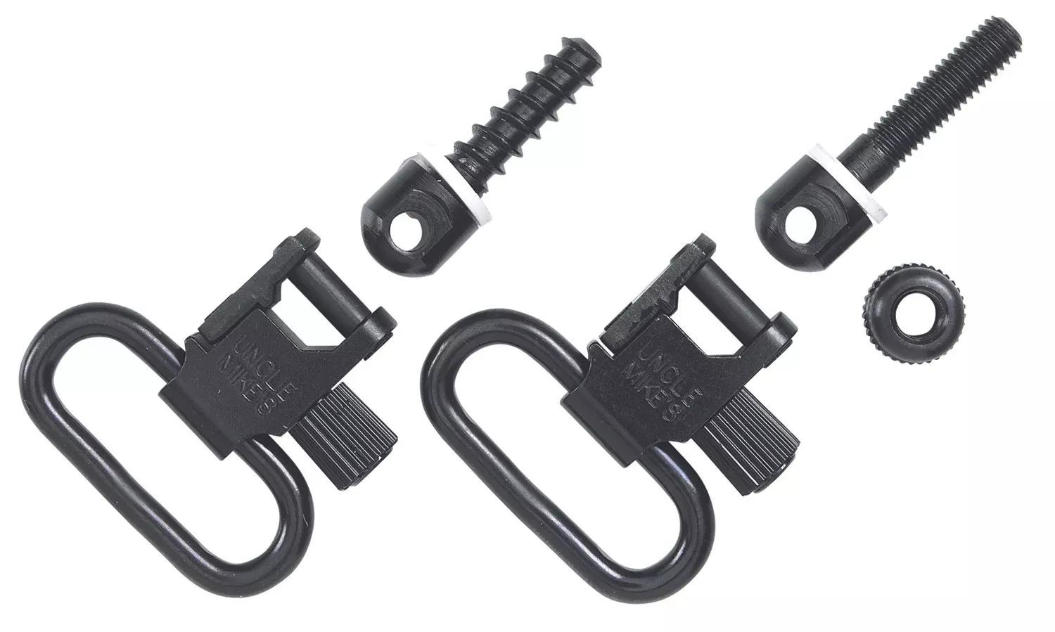 Uncle Mike's MO10022 Super SwivelQuick Detach 115 Tri-Lock Nickel 1"