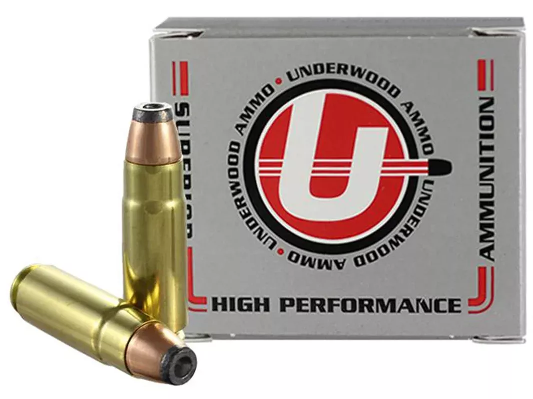 Underwood 458 HAMR Ammo 300 Grain Hornady Interlock Jacketed Hollow Point Box of 20