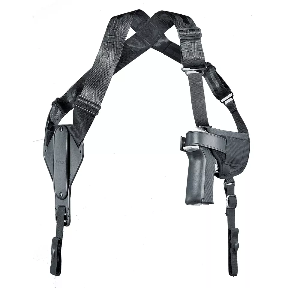 Universal Horizontal Shoulder Holster Size 15 Black Ambidextrous
