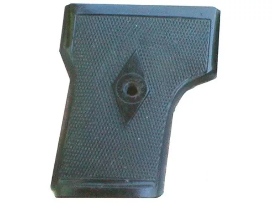 Vintage Gun Grips for Webley One Screw with Escutcheon 25 ACP Polymer Black