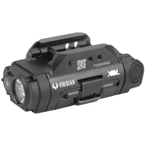 Viridian 9300015 X5L Gen3 LaserTactical Light Combo 5mW Green Laser with 510520nm Wavelength ECR100 yds Day2 mi Night Range 500 Lumens Creed LED Light Black Finish for Rail Equipped Pistol UPC: 804879604488