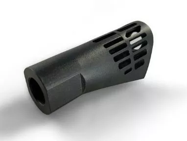 Walker Defense Research Nero 9mm Hybrid Muzzle Brake/Compensator – 1/2×28 – NERO9
