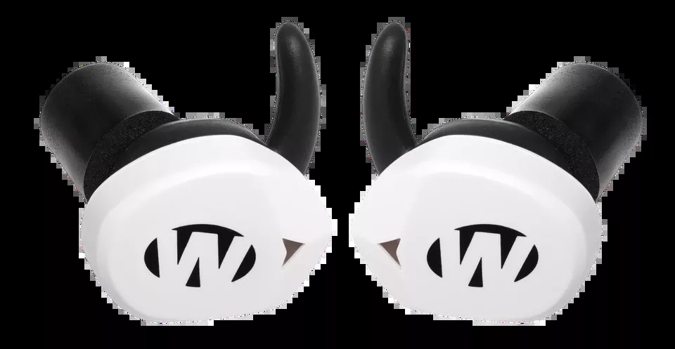 Walker’s GWPSLCR2BTWHT Silencer BT 2.0 Electronic Ear Buds Sports South Exclusive White Polymer