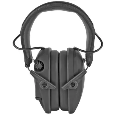 Walker’s Razor | Freedom Slim Electronic Earmuff | Punisher Flag Logo | Two Hi-Gain Omnidirectional Microphones | Low Noise/Frequency Tuned for Natural Sound Clarity | Hi-Def Sound Output w/ Audio Input Jack | GWP-RSEMFS-PUN